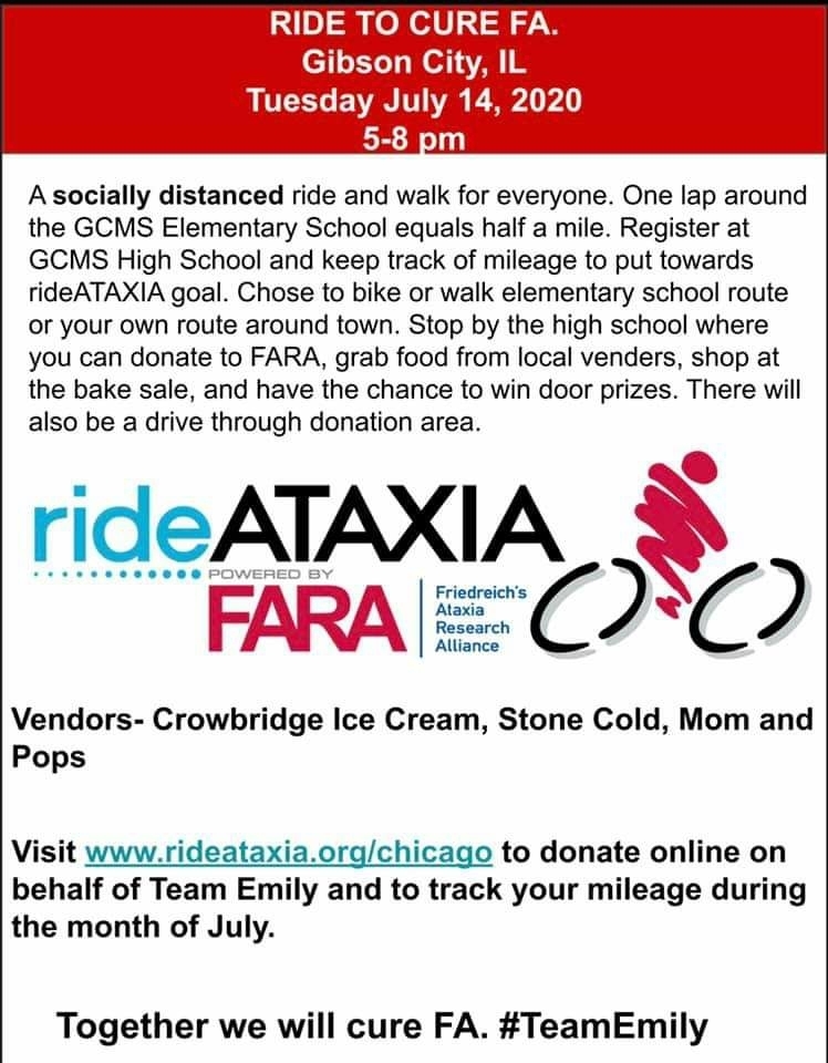 Ride/Walk for Ataxia