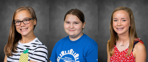 April 2020 Middle School Students of the Month